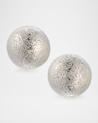 Stardust Button Post Earrings