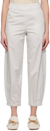 MM by Max Mara Off-White Candela Trousers