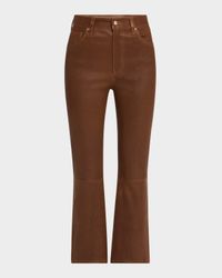 The Leather Reboot Crop Jeans
