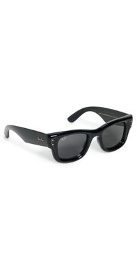 Ray-Ban Ray-Ban x A$AP Rocky Wayfarer Puffer Sunglasses Black One Size