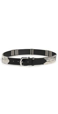Isabel Marant Tehora Belt Black/Silver 85