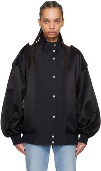 KHAITE Blouson aviateur Farris noir