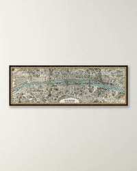 River Map Paris