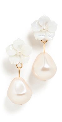 Jennifer Behr Minna Earring Mother of Pearl One Size