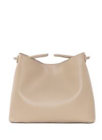 Elleme - Sac vosges en cuir grainé - Taille Unique - Gris