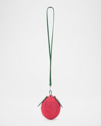 Campari Beaded Crossbody Bag