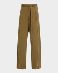 Belted Drop Waist Pants