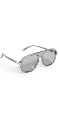 Stella McCartney Slim Sunglasses Grey/Other/Smoke One Size
