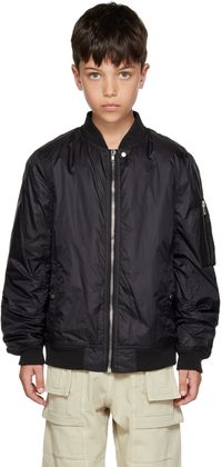 Rick Owens Enfant | Blouson aviateur noir