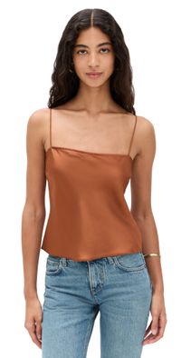 Good American Satin Camisole Copper004 XS
