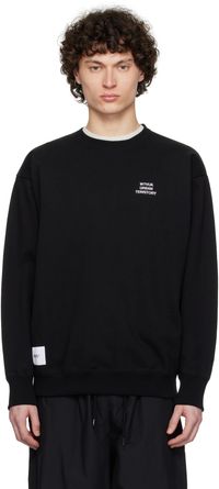 WTAPS Black WUT Sweater