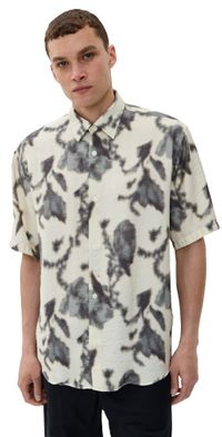 NN07 Freddy Abstract Shirt Ecru Print XL