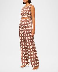 Rattan Tile Rita Satin Pants