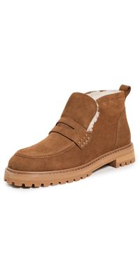 Madewell Rory Lug Booties Warm Chestnut 5