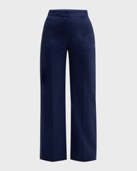 Wide-Leg Seasonless Wool Trousers