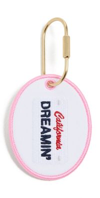 Abbode California Dreamin' License Plate Charm Pink One Size
