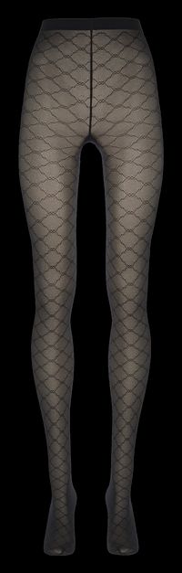 Wolford - Collants résille - Taille L - Noir