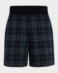 Men's Check Jersey Shorts
