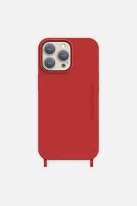 La Coque Francaise - Coque de téléphone soft touch avec anneaux pour iphone 14 pro - Taille iPhone 14 Pro - Rouge