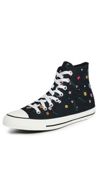 Converse Chuck Taylor All Star Floral Sneakers Black/Frozen Acai/Branch Out M 8/ W 10