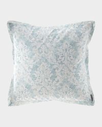 Milan Euro Pillow Spa Faded Damask Venetian Linen 26 x 26