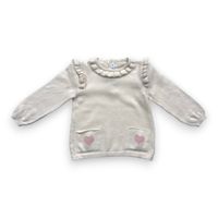 La Chatelaine - Seconde Main - Robe bébé beige - 12 mois - Taille 12M - Beige