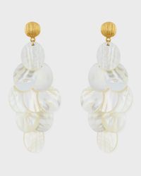 Mother-of-Pearl Chandelier Earrings
