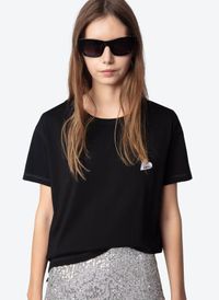 Zadig&voltaire - Tee-shirt manches courtes à logo - Taille L - Noir
