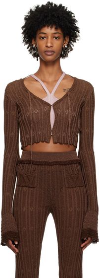 KNWLS Cardigan Nexx brun