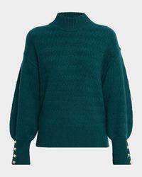 The Tricia Cashmere Mock-Neck Sweater