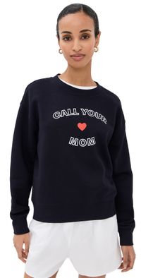 LE BOP Call Your Mom Sweatshirt Ecru XS