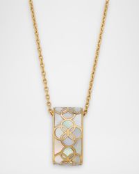 Petal Mother of Pearl Pendant Necklace