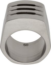 Rick Owens Silver Grill Thumb Ring