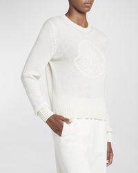 Cashmere Embroidered Logo Sweater