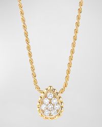 Serpent Boheme 18K Yellow Gold Diamond Pendant Necklace