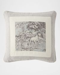 Yellowstone Framed Pillow, 20" Square