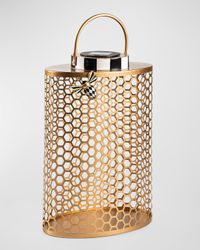 17" Honeycomb Tin Solar Lantern