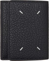 Maison Margiela Black Four Stitches Wallet