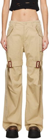 R13 Khaki Trench Cargo Pants