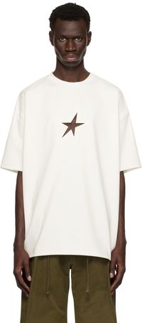 Mugler White Star Oversized T-shirt