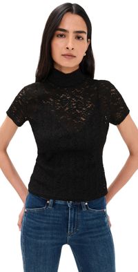 PAIGE June Tee Black XS
