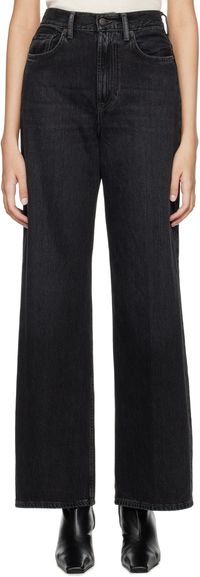 Acne Studios Black Relaxed-Fit Jeans