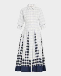 Jazz Pintuck Midi Dress