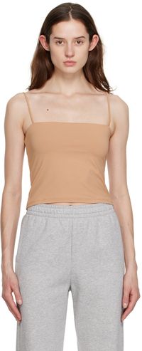 Filippa K Beige Spaghetti Strap Tank Top
