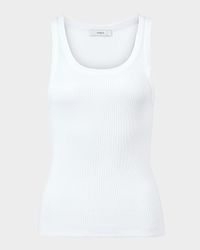 Scoop-Neck Ribbed Tank Top
