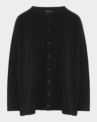Slim-Sleeve Cashmere Cardigan