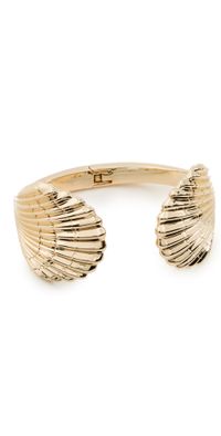 BaubleBar Murphy Cuff Bracelet Gold One Size