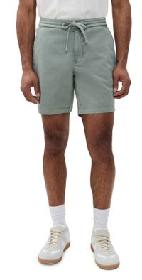 AG Oliver Drawstring Shorts 7.5 Sulfur Matcha Latte XL