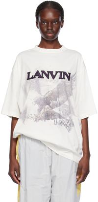 Lanvin T-shirt blanc édition Future