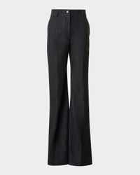 Celia Cotton Stretch Denim Bootcut Pants
